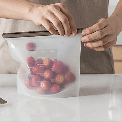 ZipNow Silicone Storage Bags