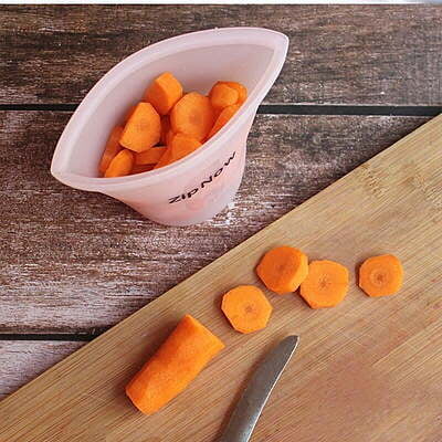 ZipNow Silicon Food Storage Bag - Pack of 8