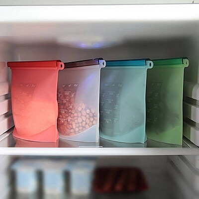 ZipNow Silicone Storage Bags