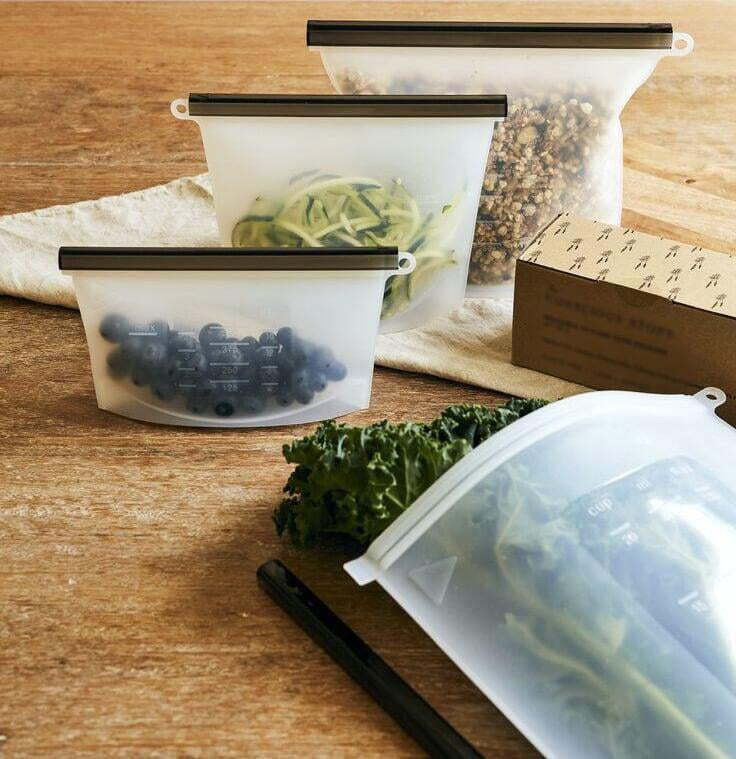 ZipNow Silicone Storage Bags