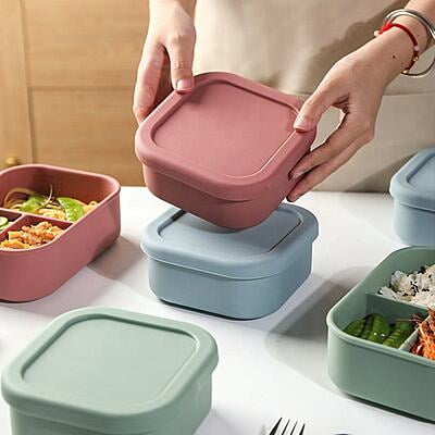ZipNow Silicone Square Food Container ZipNow Silicone Square Food Container