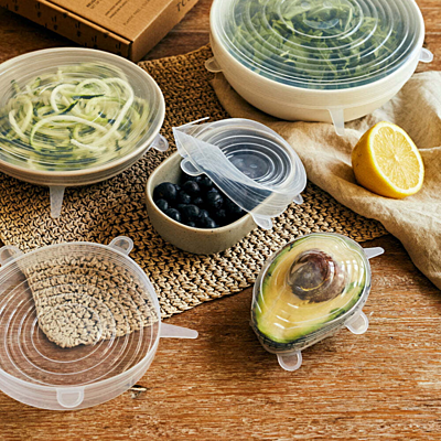 ZipNow Silicone Stretch Lids