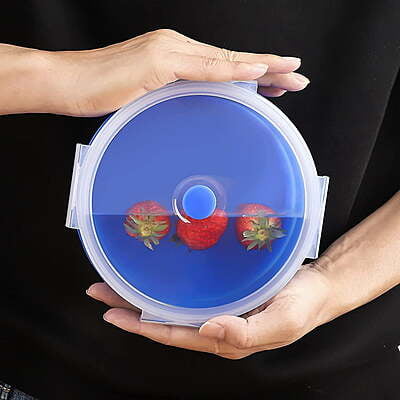 ZipNow Silicone Collapsible Lunchbox Round ZipNow Silicone Collapsible Lunchbox Round