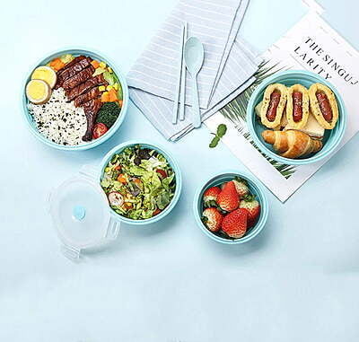 ZipNow Silicone Collapsible Lunchbox Round ZipNow Silicone Collapsible Lunchbox Round