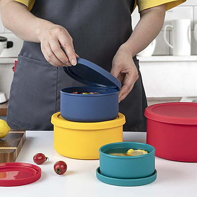 ZipNow Silicone Container Round