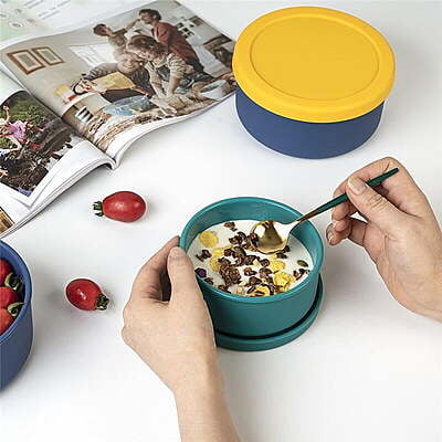 ZipNow Silicone Container Round