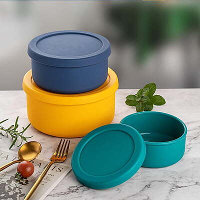 ZipNow Silicone Container Round